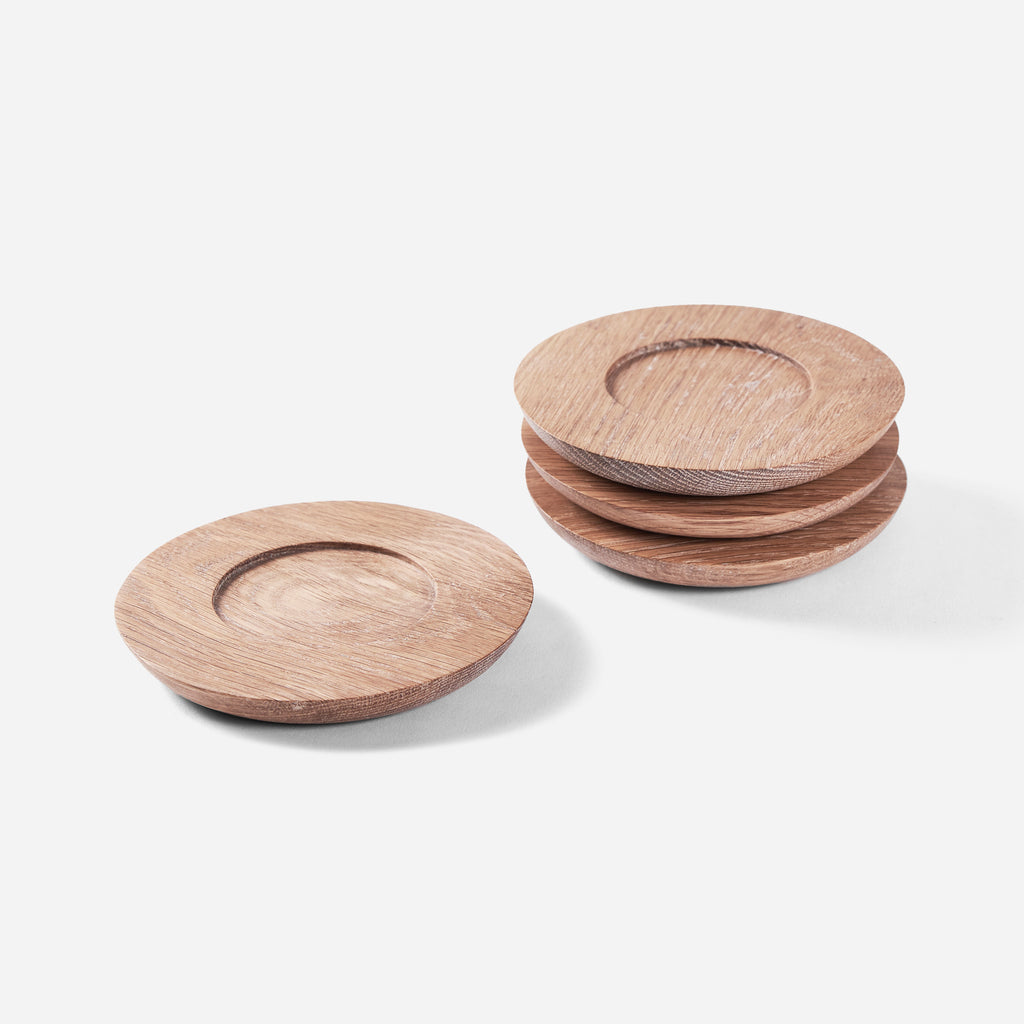 Round Wooden Saucer Set - ARK Workshop