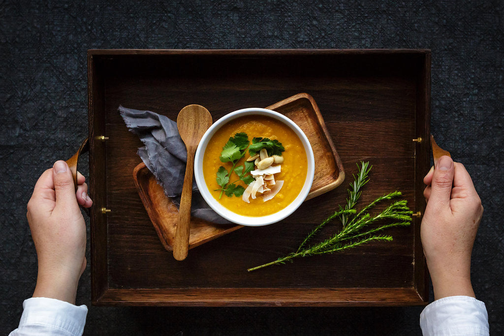 Miso carrot soup