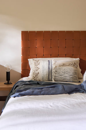 Leather Weave Headboard