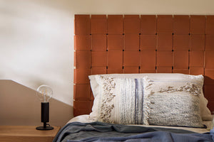 Leather Weave Headboard