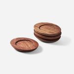 Oval Wooden Saucer Set - ARK Workshop