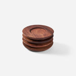 Round Wooden Saucer Set - ARK Workshop